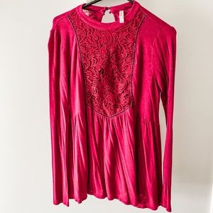 Long sleeve flowy blouse